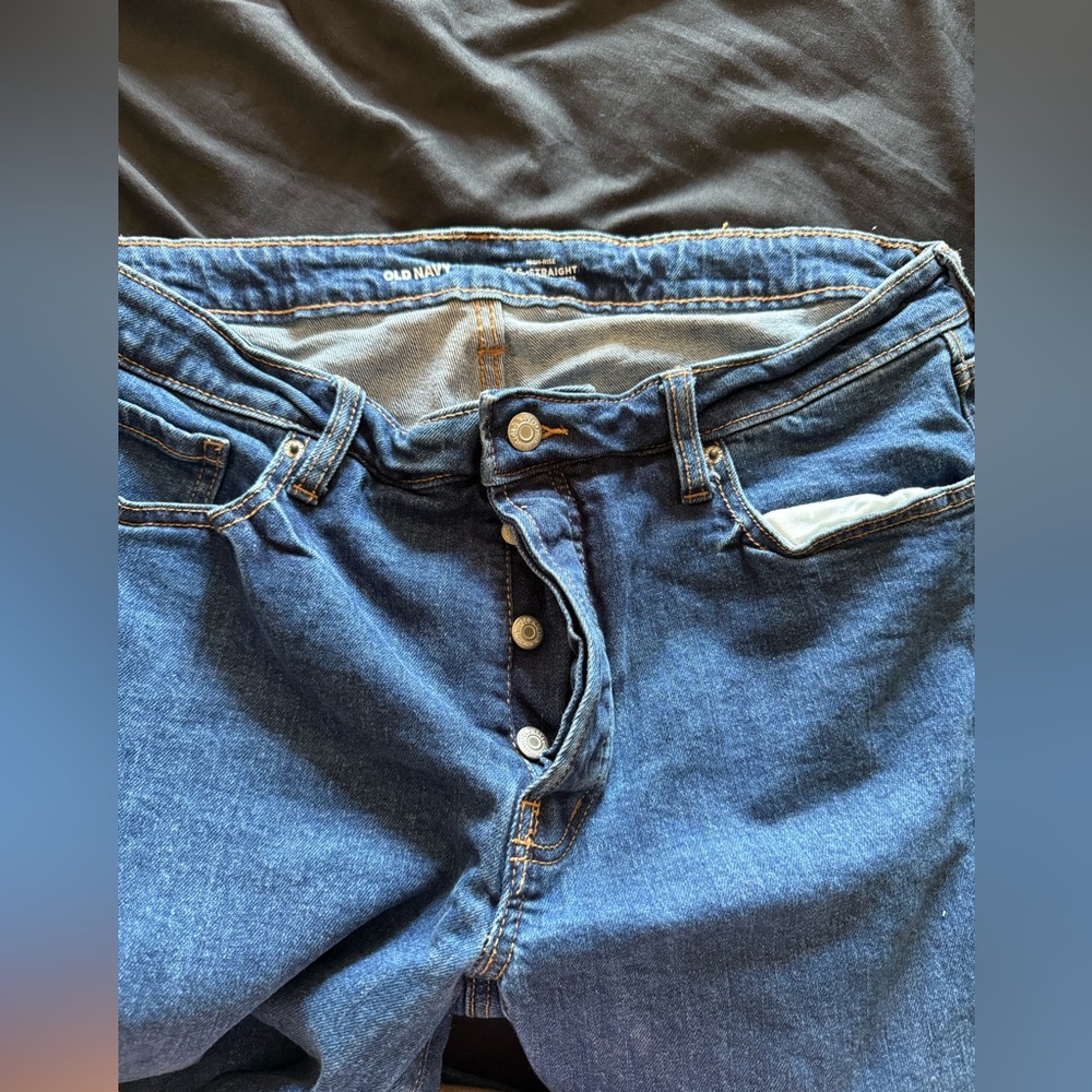 Old Navy Women's Classic Indigo Straight Leg Jeans